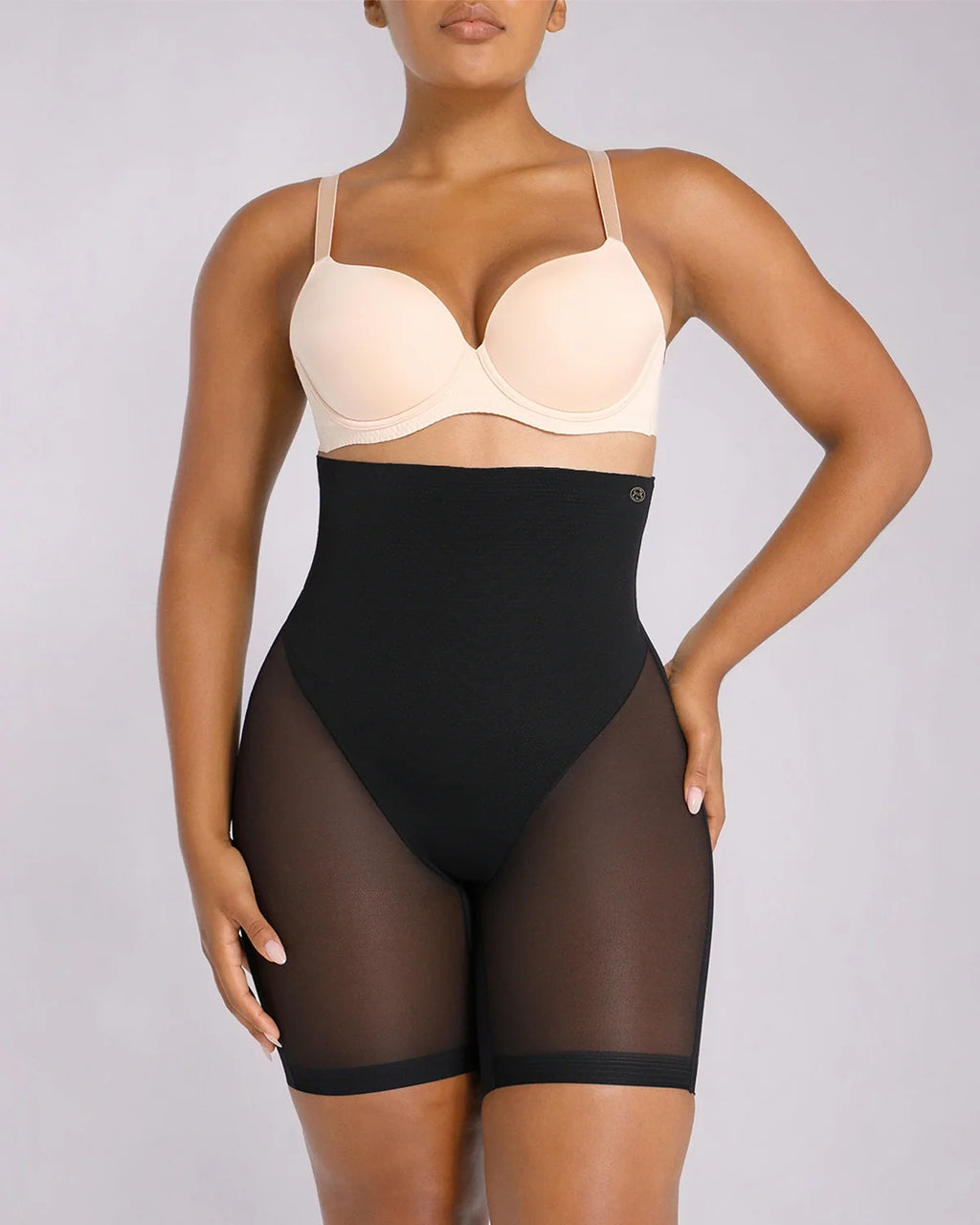 MeshSmooth High-Waisted Mid Thigh Short + Capri