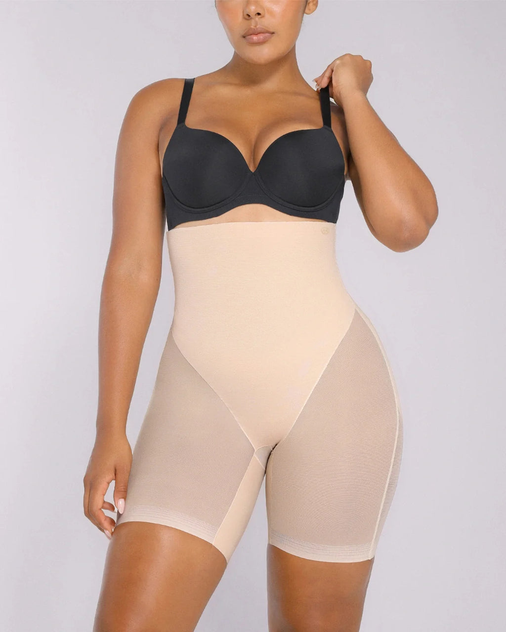 BOOT-YEAH MeshSmooth High-Waisted Mid Thigh Short