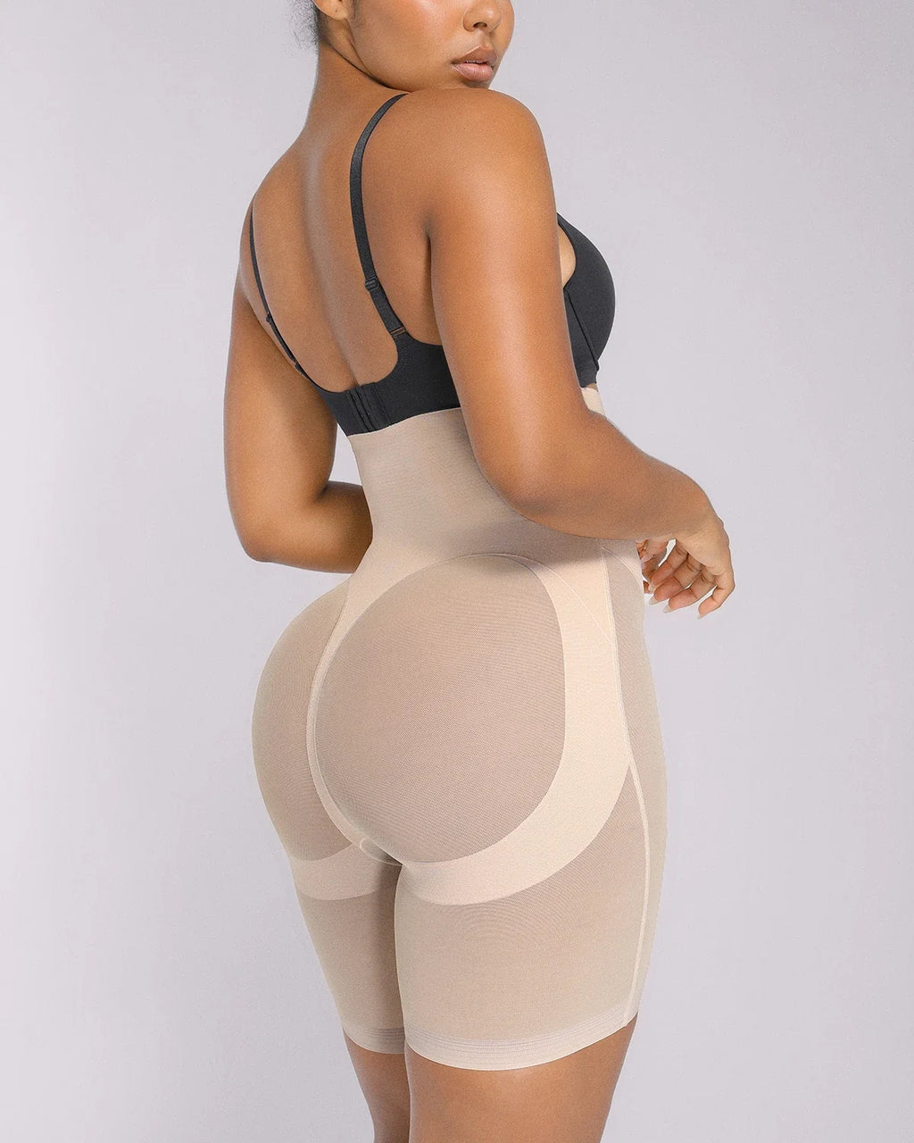 BOOT-YEAH MeshSmooth High-Waisted Mid Thigh Short + Brief