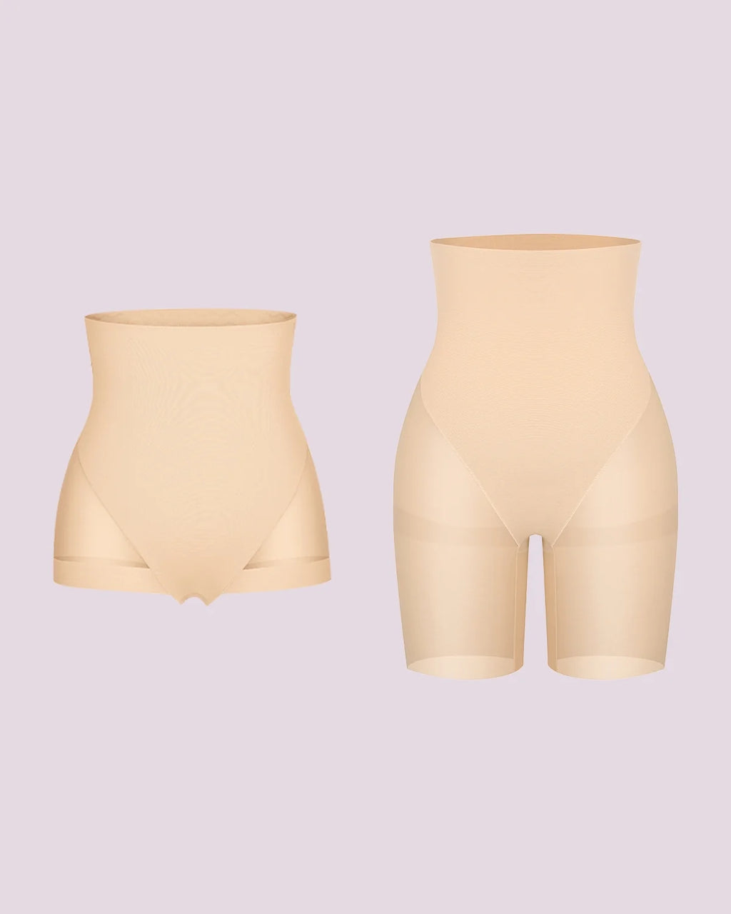 BOOT-YEAH MeshSmooth High-Waisted Mid Thigh Short + Brief