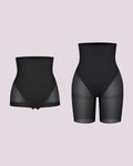 BOOT-YEAH MeshSmooth High-Waisted Mid Thigh Short + Brief