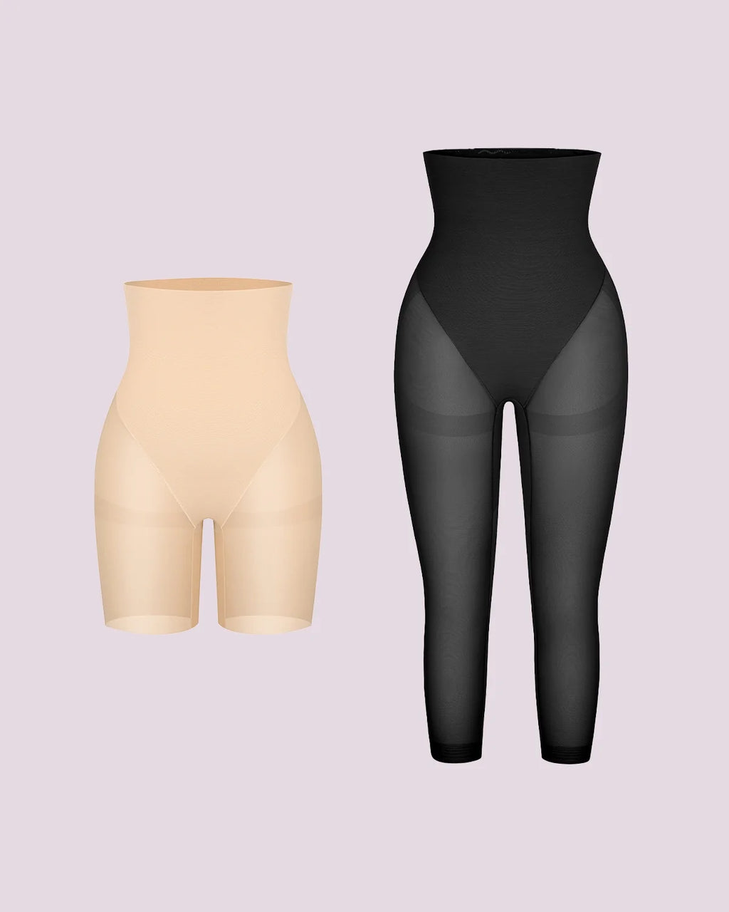 BOOT-YEAH MeshSmooth High-Waisted Mid Thigh Short + Capri