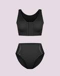 Bare Essentials AirSlim Unlined Wireless Back Support Bra + Brief