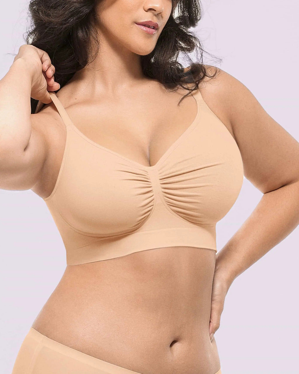 Bare Essentials Skin Flow Smooth Unlined Wireless Bra Triple Bundle
